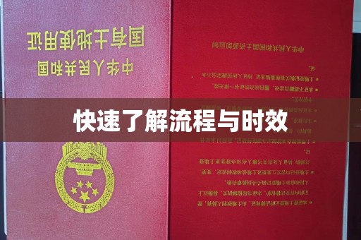 绥江快速了解流程与时效