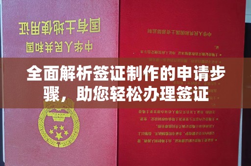 绥江全面解析签证制作的申请步骤，助您轻松办理签证