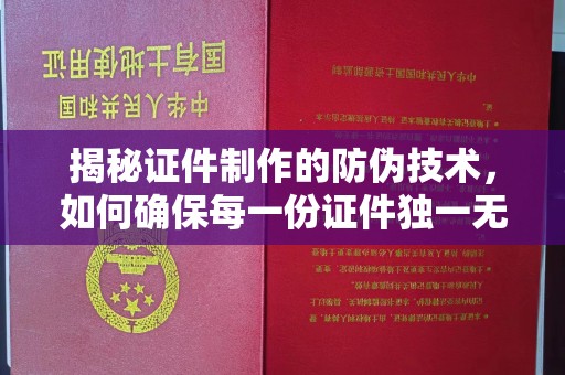 绥江揭秘证件制作的防伪技术，如何确保每一份证件独一无二