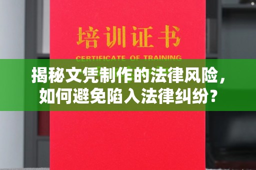 绥江揭秘文凭制作的法律风险，如何避免陷入法律纠纷？